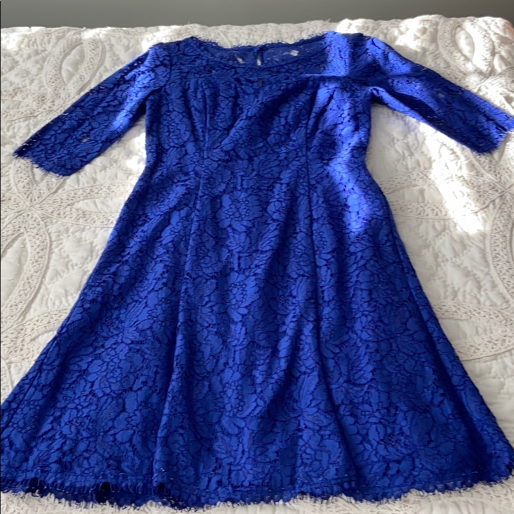 Size 2 blue dress worn once